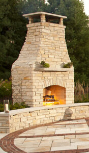 custom backyard fire pits and chimneys contractor serving the west suburbs of chicago