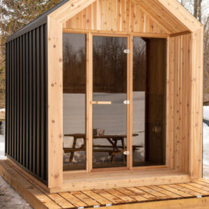 Outdoor wooden saunas for sale