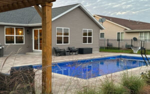 fiberglass pool fun backyard near me