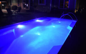 fiberglass pool fun backyard near Schaumberg IL