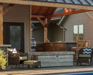 custom pool environment designed for Huntley IL